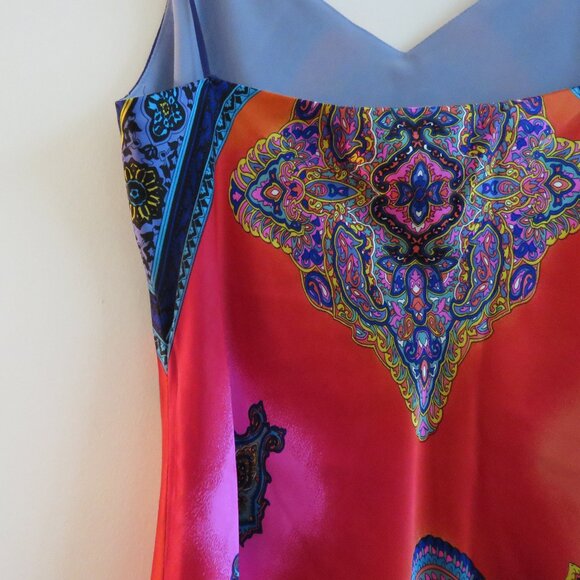 Vibrant Multicolor Spaghetti Strap Dress - Picture 13 of 16